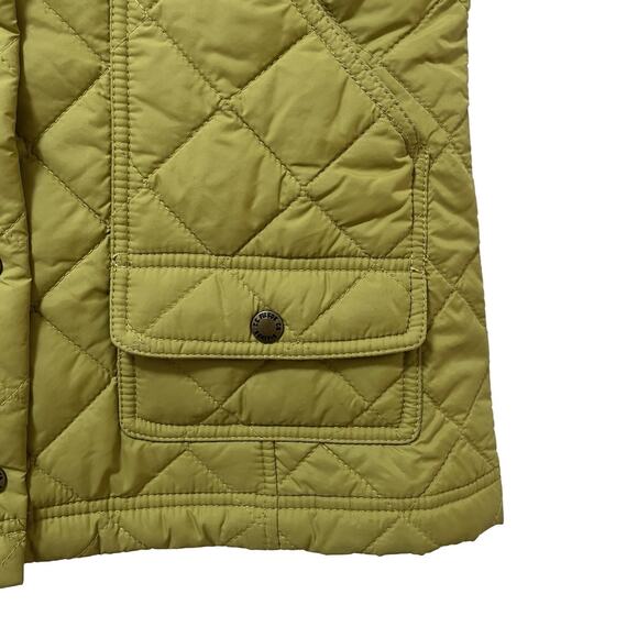CC Filson Womens Quilted Lightweight Snap Front Vest Size M Lime Green Outdoors - Picture 3 of 8